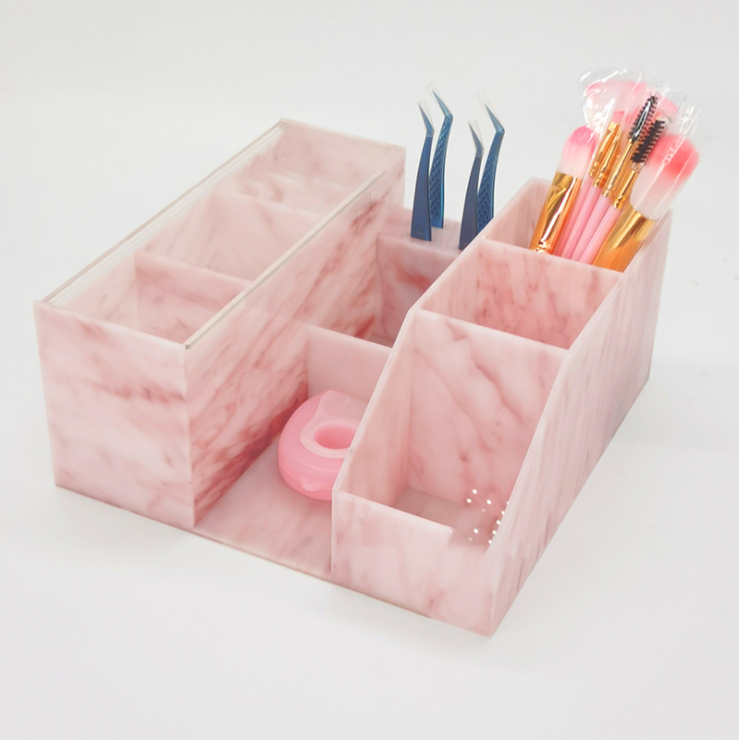 Pink Marble Organizer – LashifiedBeauty