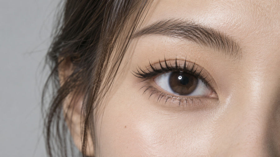 Wearable anime lash set with separated pointed spikes and airy gaps.