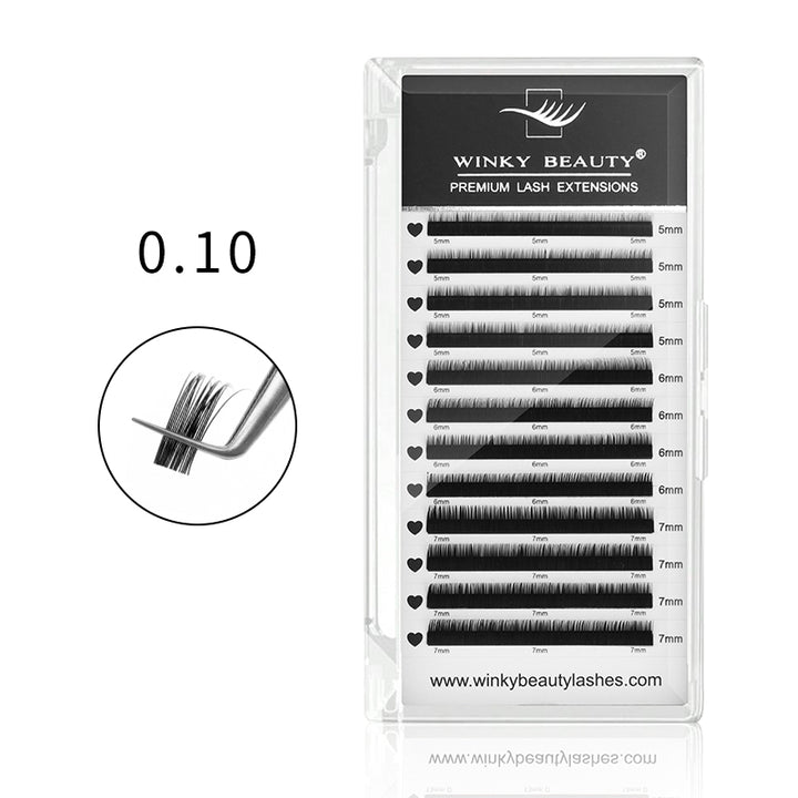 0.10mm Individual Bottom Lash