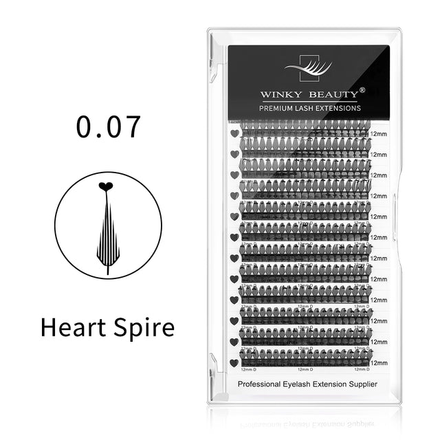 Comic Heart Spire Premade Fans