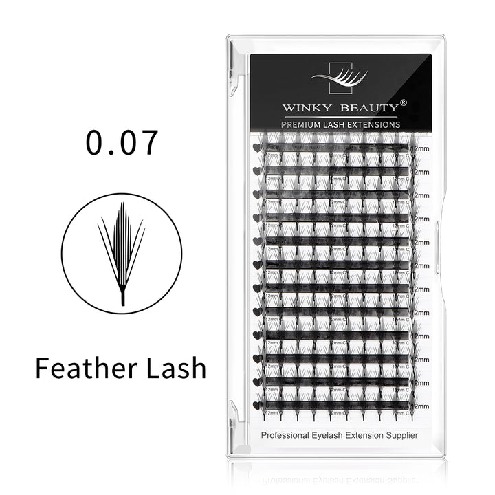Comic Feather Premade Fans