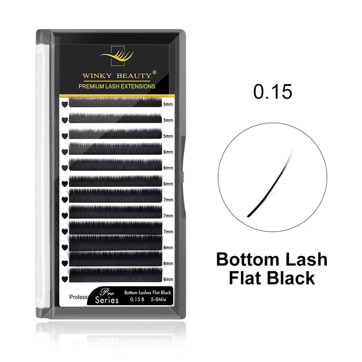 0.15mm Ellipse Flat Bottom Lashes