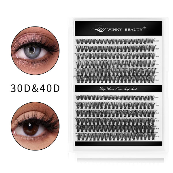 240pcs DIY Cluster with 30D & 40D Mixed