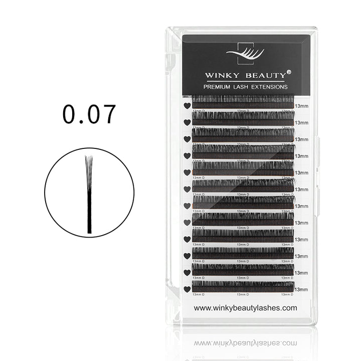 5D Flower Wispy Spikes Individual False Eyelashes