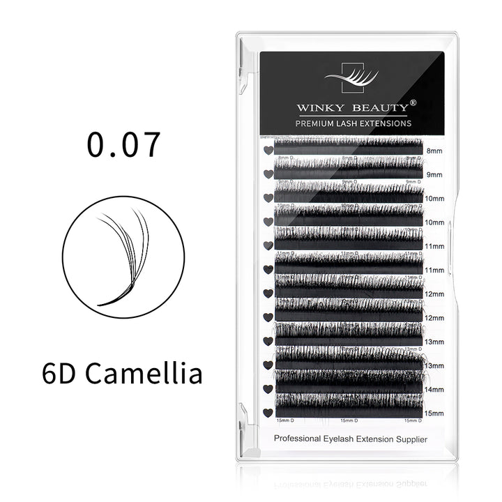 6D Camellia Eyelash Extension