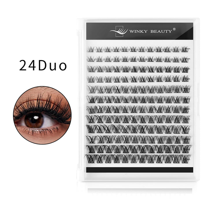 24DUO DIY Cluster Lashes – 144pcs