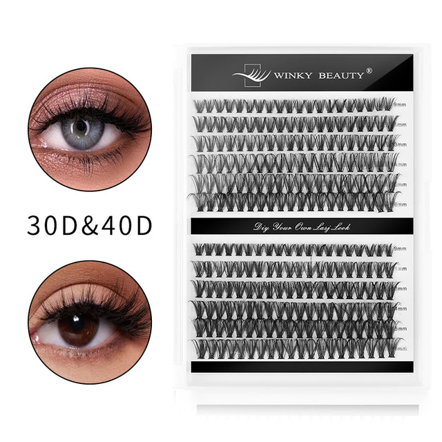240pcs DIY Cluster with 30D & 40D Mixed
