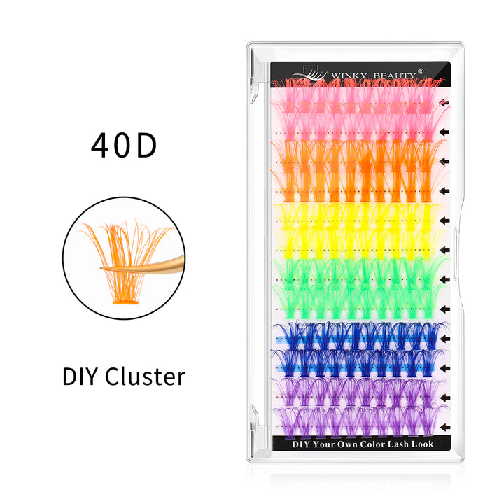 120pcs DIY Cluster - 40D Color Lash