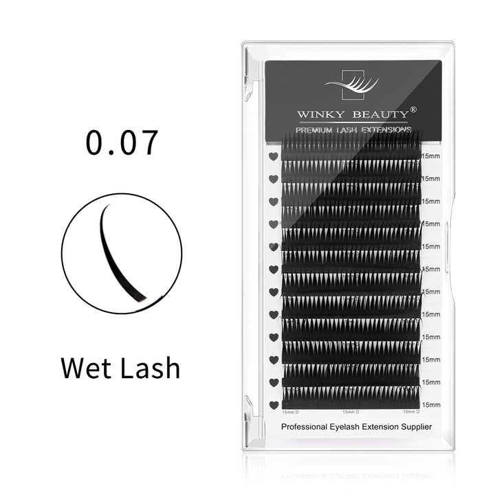 Wet Wispy Spikes Individual False Eyelashes