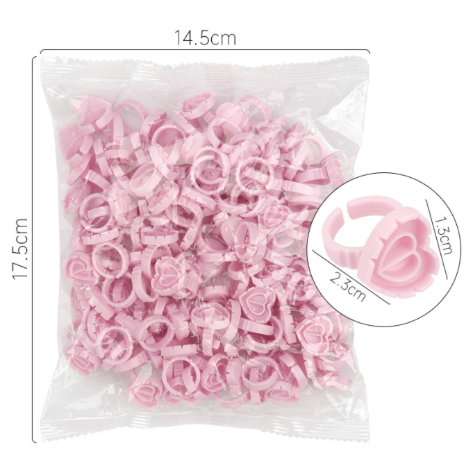 100Pcs-pack-Sweet-Heart-Glue-Cups-winkybeautylashes-lash-supplier