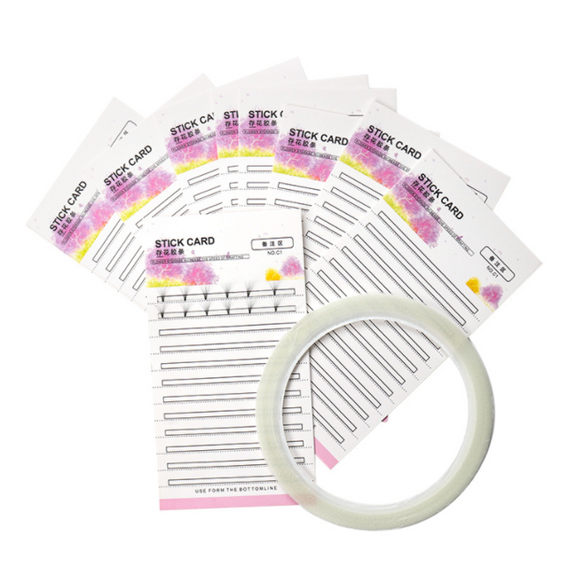 10 Pcs/Pack Double Sided Fast-fanning/Easy Fan Tape