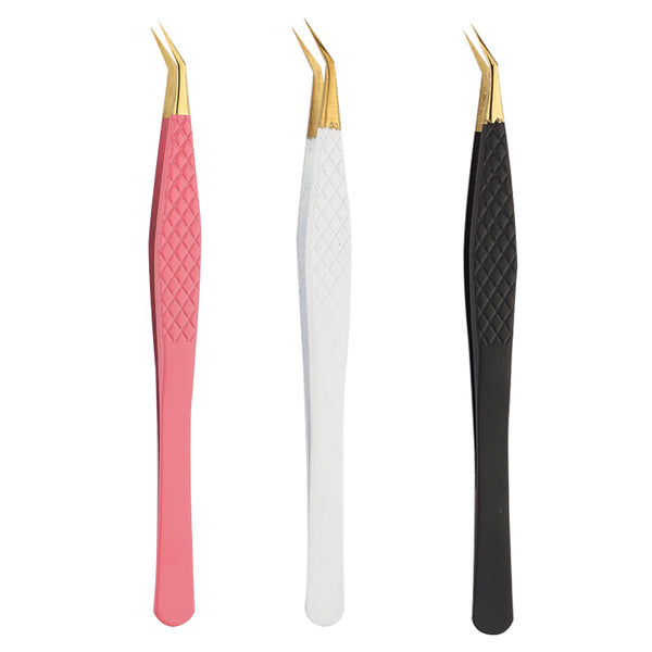 Tweezers丨New Golden Feather Eyelash Extensions Tweezers