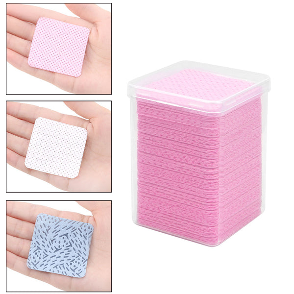 200pc/Pack Eyelash Extension Glue Cleaning Tablets Adhesive Removing Pads Wipes