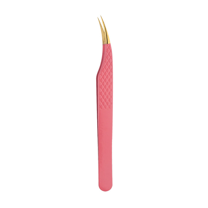 Tweezers丨Dolphin Curved Tip Tweezers- Lash Isolation Tweezers