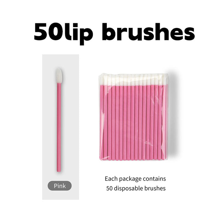 50Pcs/lot Disposable Makeup Lip Brush Eyelash Cleaner Cleaning Cosmetic Make Up Tools