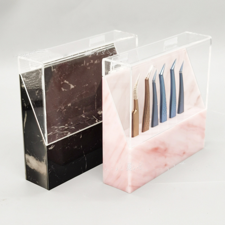 8-Hole-Marbling-Tweezer-Display-Stand-Has-Dust-Cover-winkybeauty
