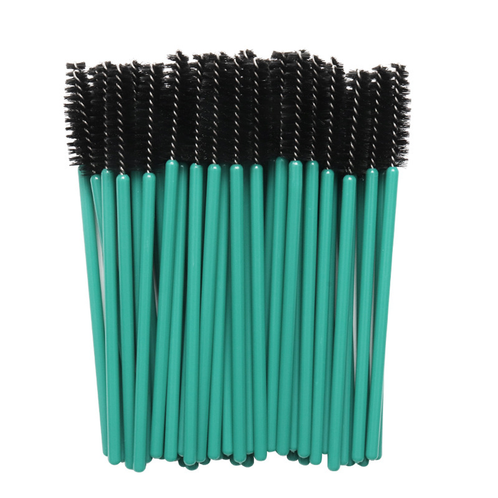 Green Handle Eyelash Brushes 50pcs/lot